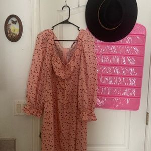 Long sleeve floral dress
